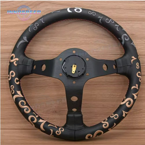 Vertex Decal Customised Steering Wheel - Quick Release aftermarket made
